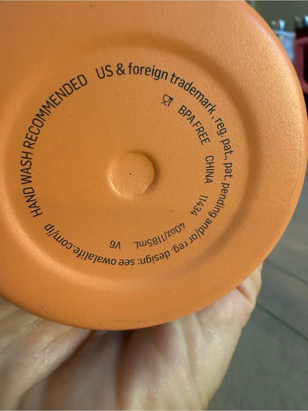 Owala Insulated Orange & Pink Travel Mug with Handle
